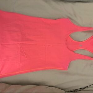 Lululemon Vibrant Pink Racerback Tank Top - worn twice. Beautiful quality